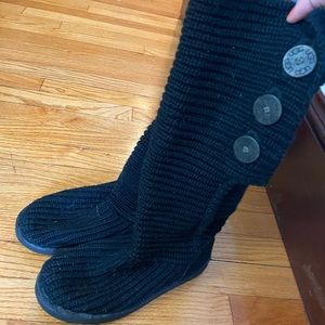 Black Sweater UGG Boots